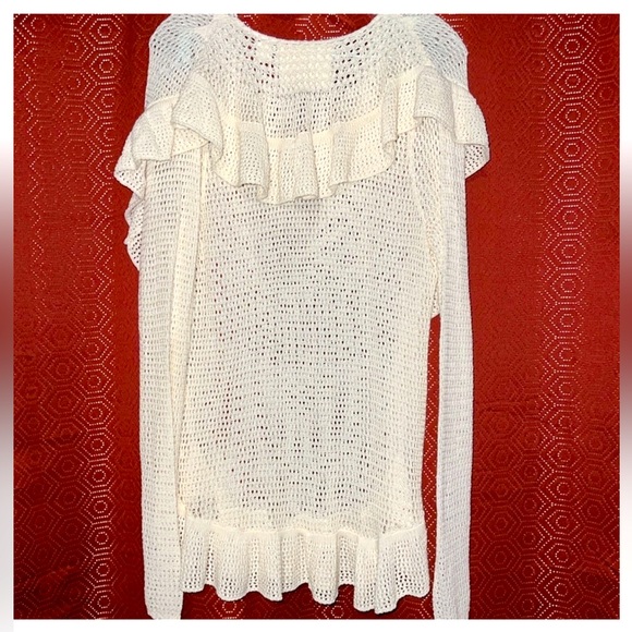 Angel of the North Cream Sweater L - Picture 2 of 6